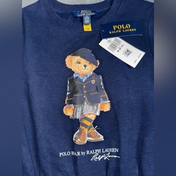 ralph lauren polo bear fleece dress - Picture 3 of 11